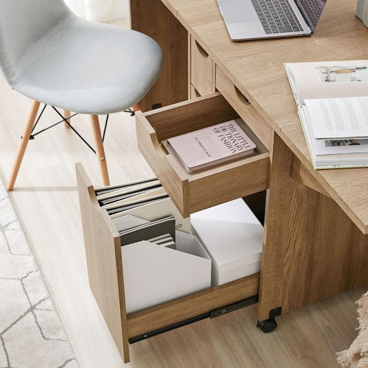 LOWYA（ロウヤ） ミシン台 折りたたみ 伸縮 作業台 コンパクト