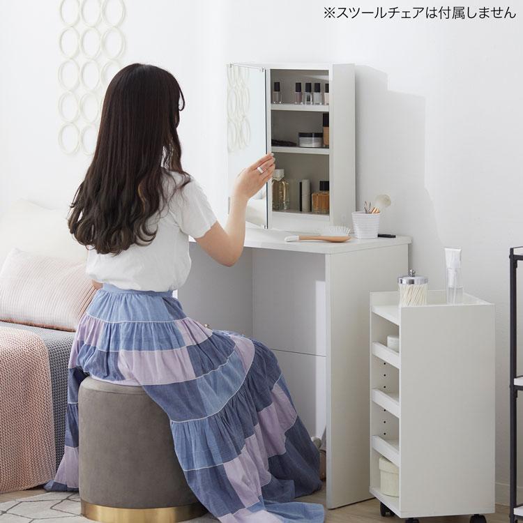 LOWYA（ロウヤ） ドレッサー テーブル ハイタイプ コンパクト