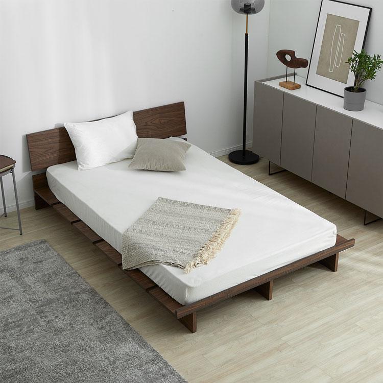 LOWYA（ロウヤ） セミダブルベッド ベッドフレーム ベッド マットレス