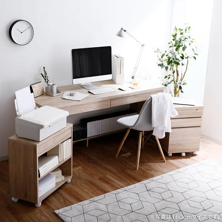 LOWYA（ロウヤ） デスク 140cm パソコンデスク 机 セット オフィス