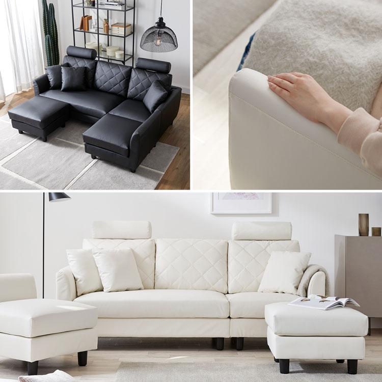 LOWYA（ロウヤ） ソファ ソファー 3人掛け おしゃれ L字 カウチソファ