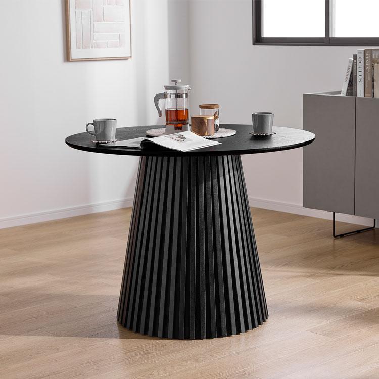 LOWYA（ロウヤ） 円形テーブル 100cm ダイニングテーブル ラウンド