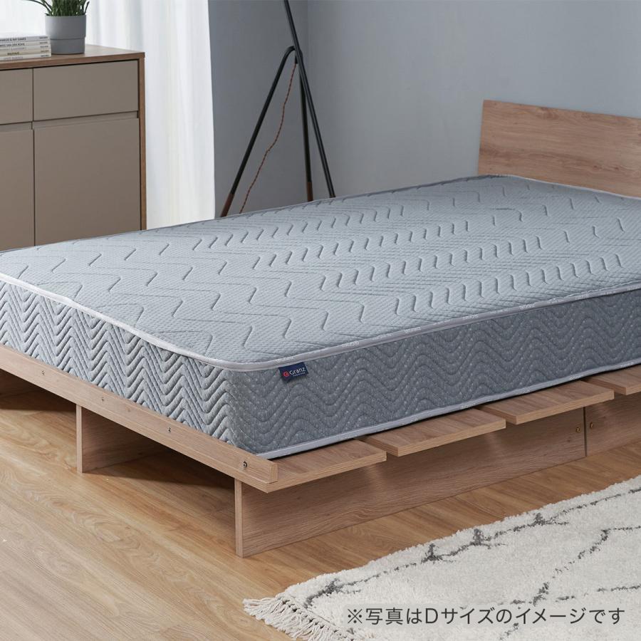 LOWYA（ロウヤ） マットレス ダブル ベッド 18cm 幅140 ポケットコイル