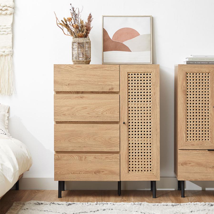 LOWYA（ロウヤ） 収納棚 チェスト キャビネット リビングボード サイド