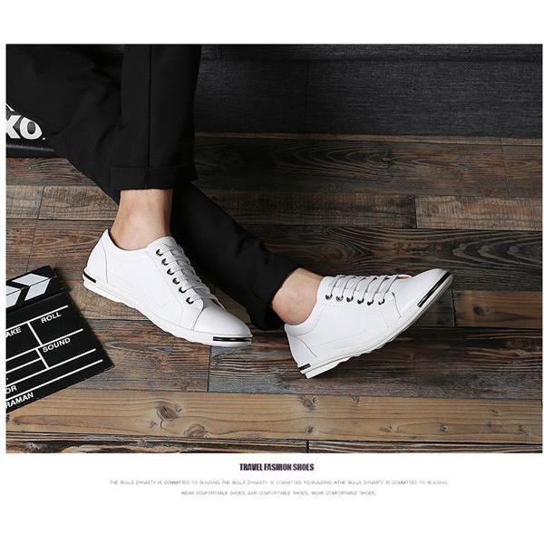 スニーカー メンズ 白 ホワイト 黒 ブラック カジュアルシューズ 通学