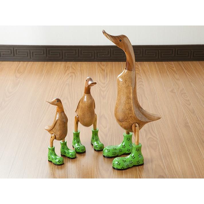 アジアン雑貨 バリ あひる アヒル インテリア 木製 置物 オブジェ