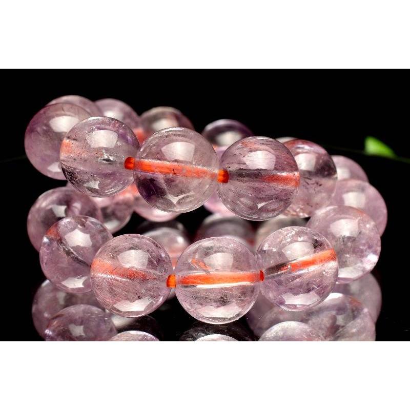 1点物】高品質◇華やか ピンクスーパーセブンアメジスト 8.5mm
