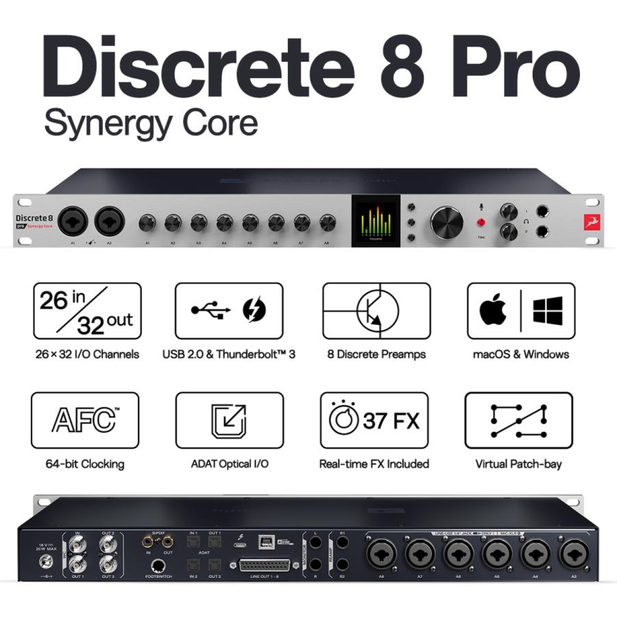 Antelope Audio Discrete 8 Pro Synergy Core アンテロープ : La Casa
