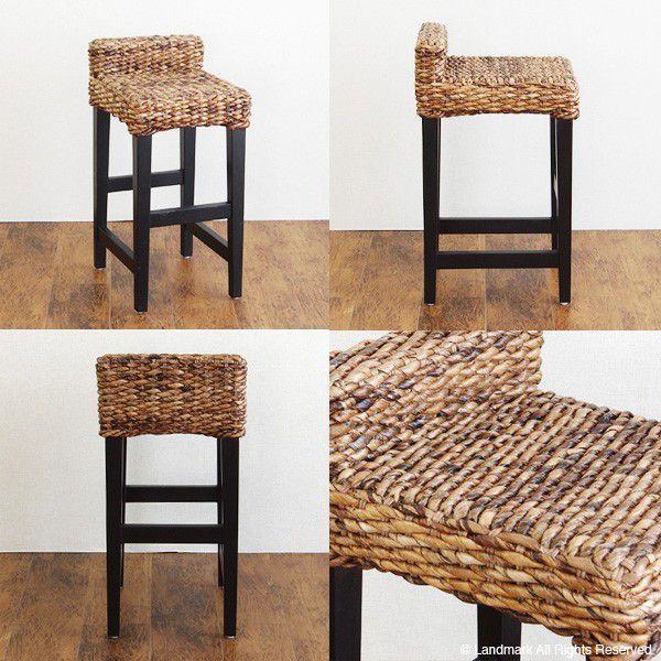 アウトレット】アジアン家具 カウンターチェアー バーチェアー ハイ