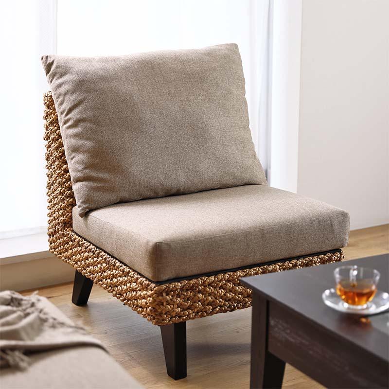 アジアン家具 ソファー 1人掛け ウォーターヒヤシンス ラタン バリ家具