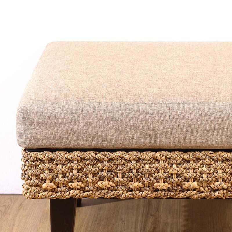 アジアン家具 オットマン ソファー ウォーターヒヤシンス ラタン バリ