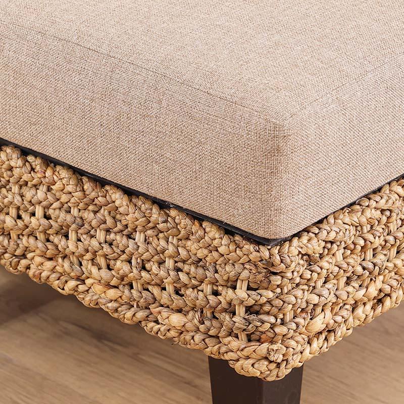 アジアン家具 オットマン ソファー ウォーターヒヤシンス ラタン バリ