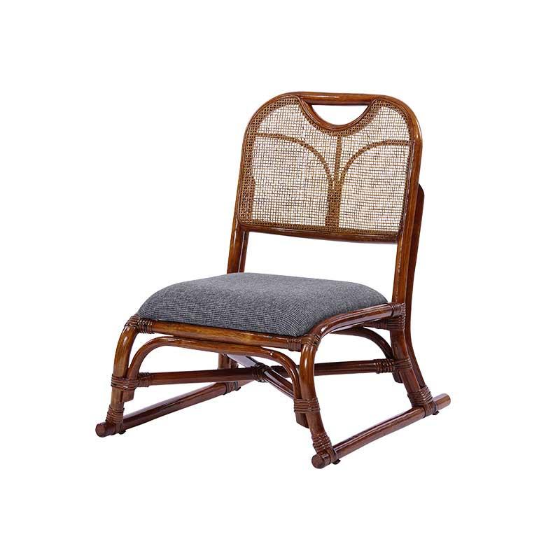 アウトレット品 アジアン家具 ラタン 座椅子 1脚 籐製 母の日 父の日