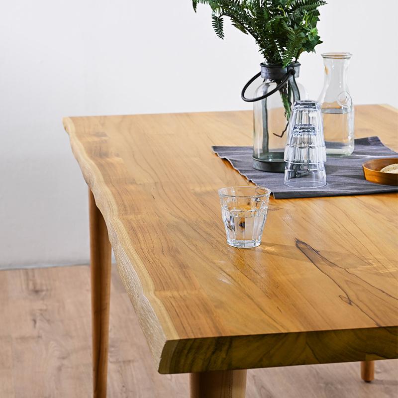 開梱設置無料 ダイニングテーブル 単品 160cm チーク無垢材 T346WX