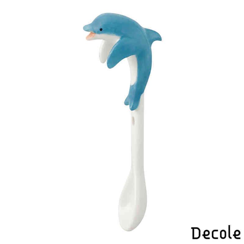 デコレ(DECOLE) るんるんまりん まりんスプーン・3本セット（イルカ