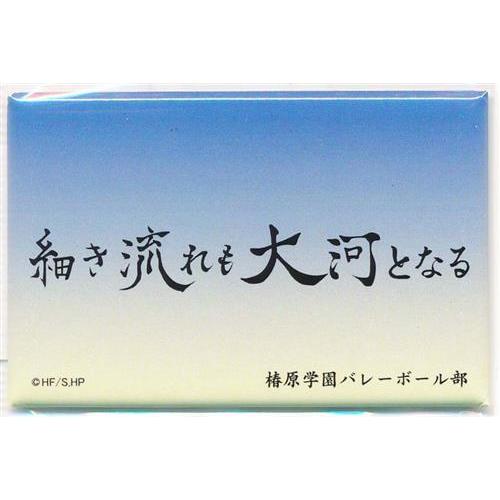 ハイキュー トレーディングスクエア缶マグネット 横断幕B 椿原学園高校