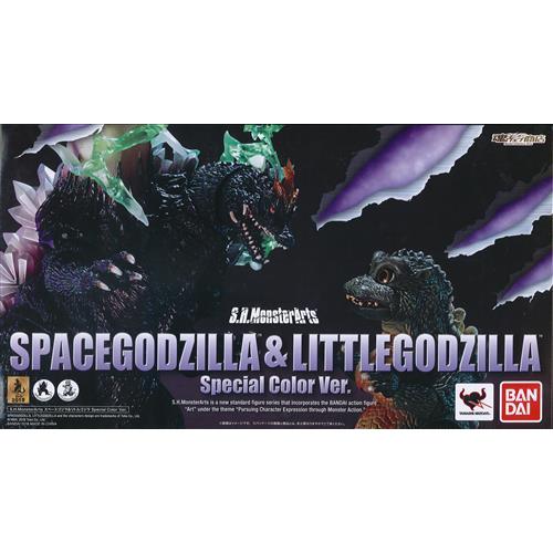 S.H.MonsterArts ゴジラVSスペースゴジラ スペースゴジラ&リトルゴジラ
