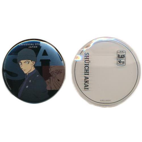 名探偵コナン 缶バッジ FAN'S SELECTION/赤井秀一 激レア】名探偵