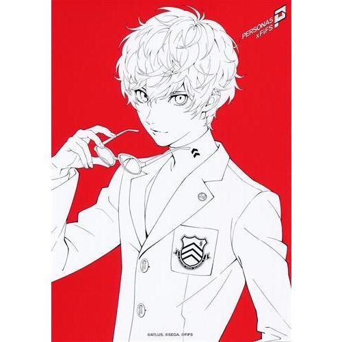 ペルソナ3/4/5×FiFS B6イラストカード ペルソナ5 主人公(雨宮蓮