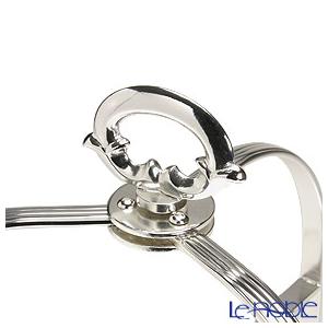 早川シルバー 折りたたみティースタンド デコ 2段 プレート 16cm用 19