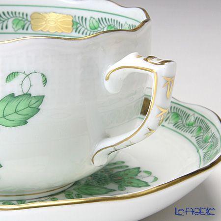 ヘレンド（HEREND） 並行輸入品 インドの華グリーン トリオセット