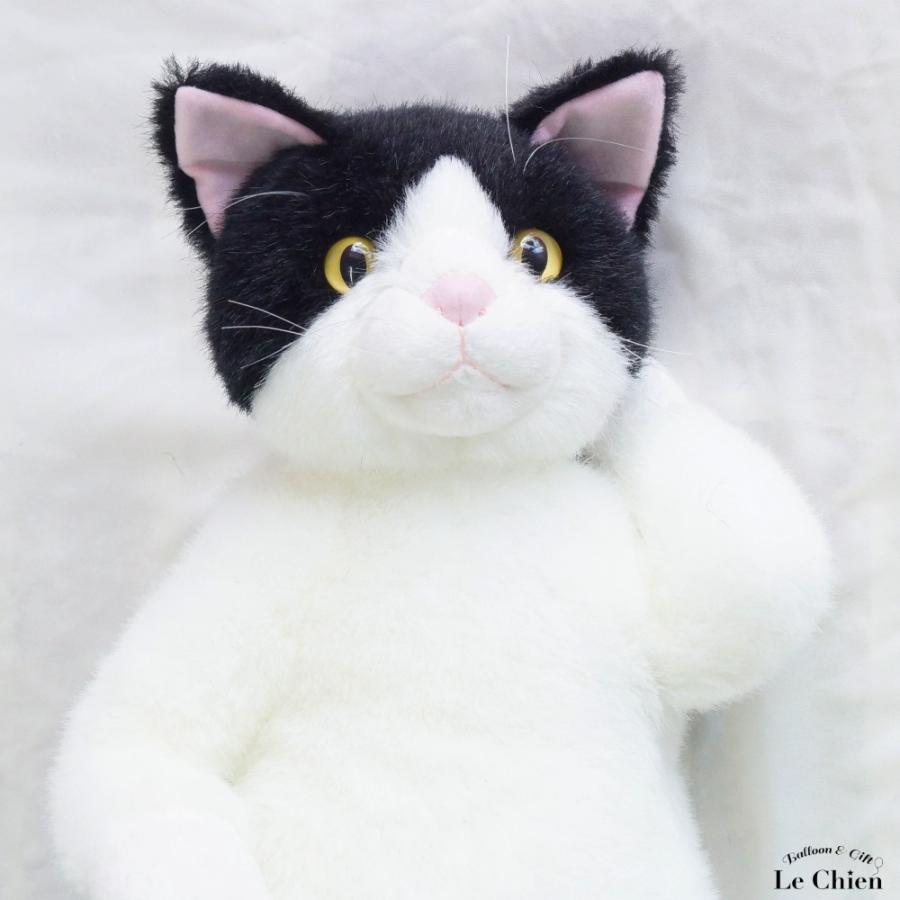 CUDDLY（カドリー） ぬいぐるみ 猫 ハチワレ《タマ子》白黒 ねこの