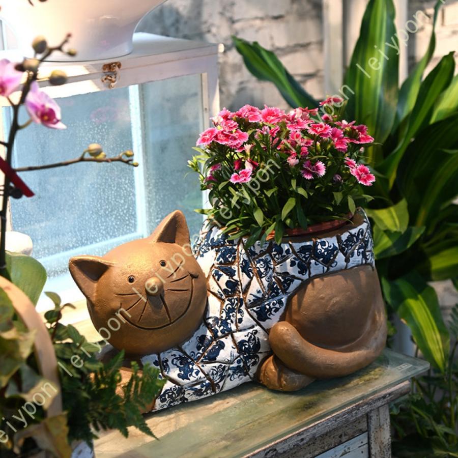 ガーデニング 置物 動物 オーナメント オブジェ 庭 ガーデン 雑貨 防水