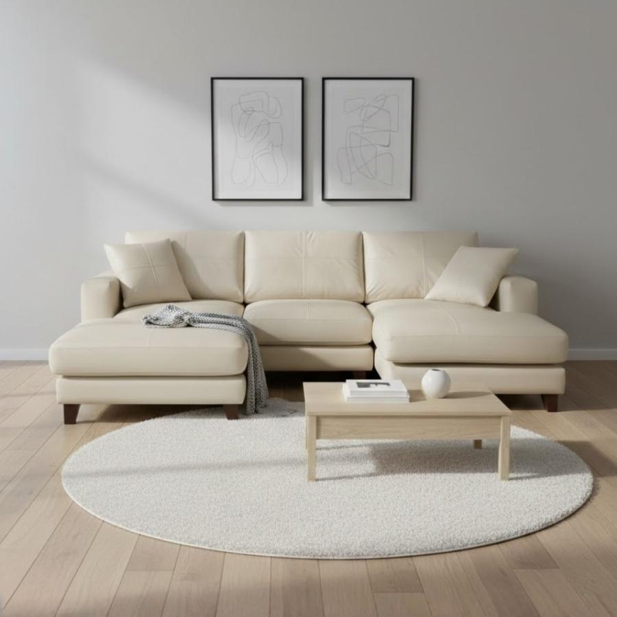 Lelax ソファー 革 レザー ソファ 本革 カウチソファ ワイド 大型