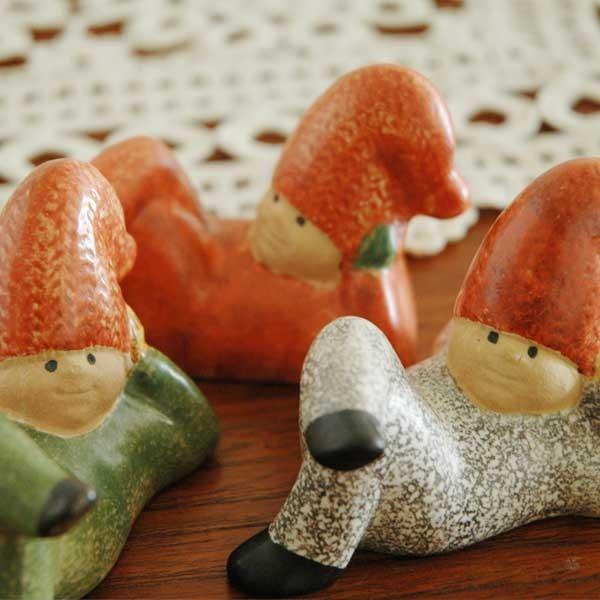 Lisa Larson（リサラーソン） Lazy Tomte (怠け者トムテ）トムテ