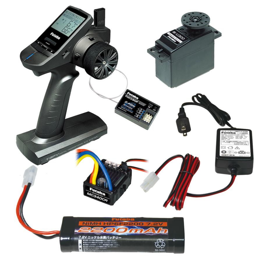 双葉電子工業 フタバ プロポ 3PV R203GF/U300/MC340CR 車用バッテリー