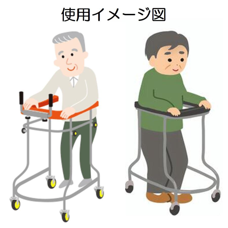 日進医療器 TY157B-SL 歩行車 歩行器 屋内 室内 病院 馬蹄型