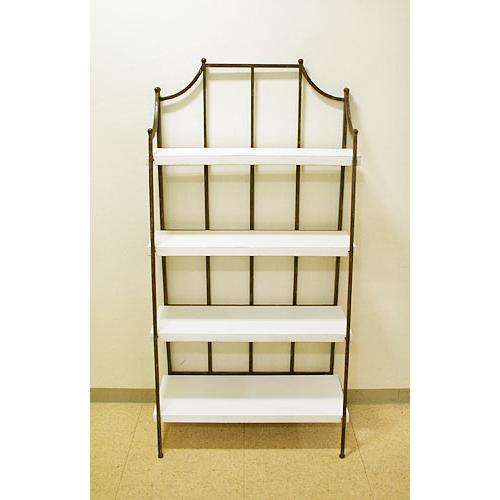 輸入家具 ミハス フォーティアシェルフ アイアン モダン ディスプレイ