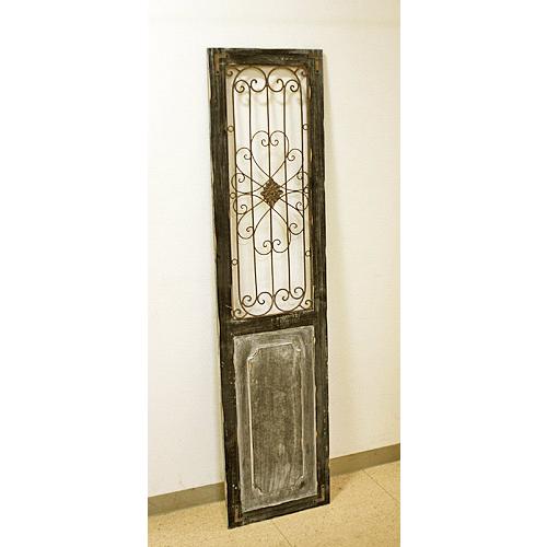 輸入家具 アイアンデコウッドドア vil 6865 アンティーク風 壁飾り