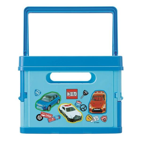 コンテナ 折りたたみ 収納ボックス トミカ18 （ カゴ 籠 買物かご