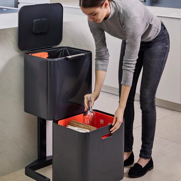 ゴミ箱 60L トーテムマックス 分別 2段 JosephJoseph ジョセフジョセフ