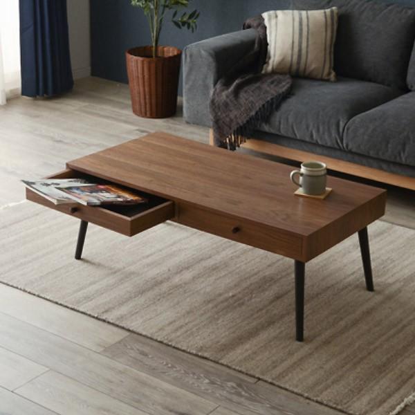 センターテーブル 幅100cm ローテーブル 引き出し 長方形 テーブル