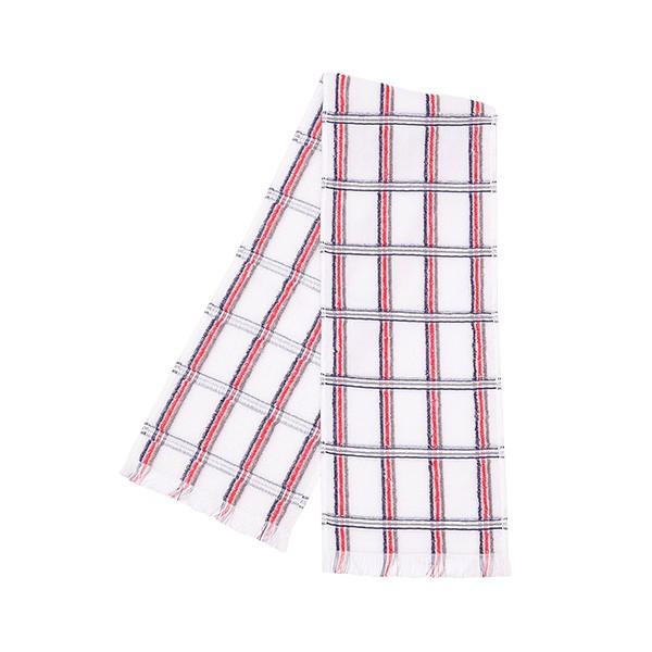 冷感タオル カラフルチェック 冷たい タオル ひんやり （ マフラー