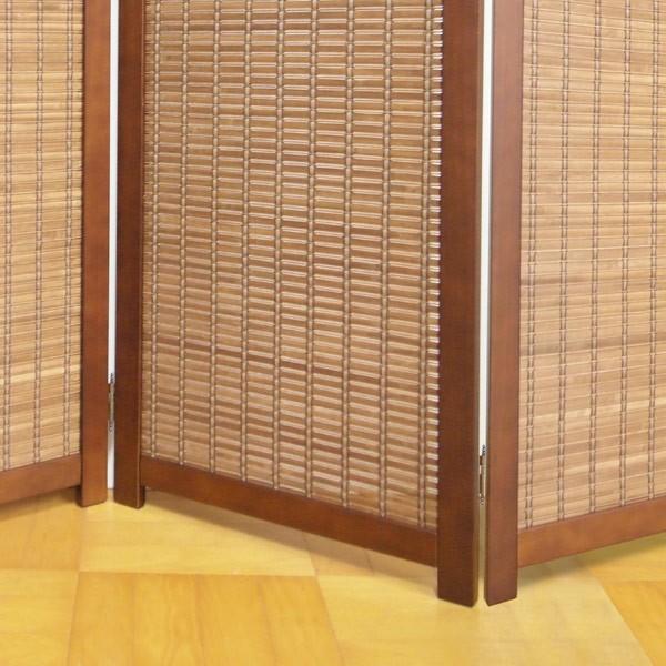 衝立 和風 竹すだれ衝立 3連 1240 高さ170cm （ 間仕切り