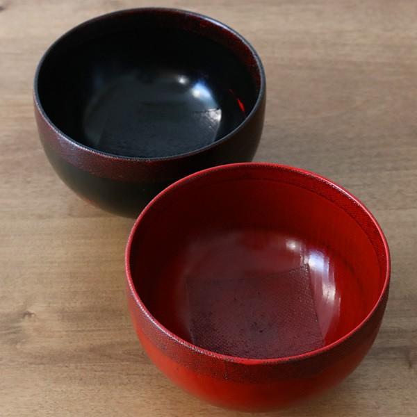 どんぶり 木製 500ml 布張り丼 漆 丼 天然木 食器 同色6個セット （ 汁