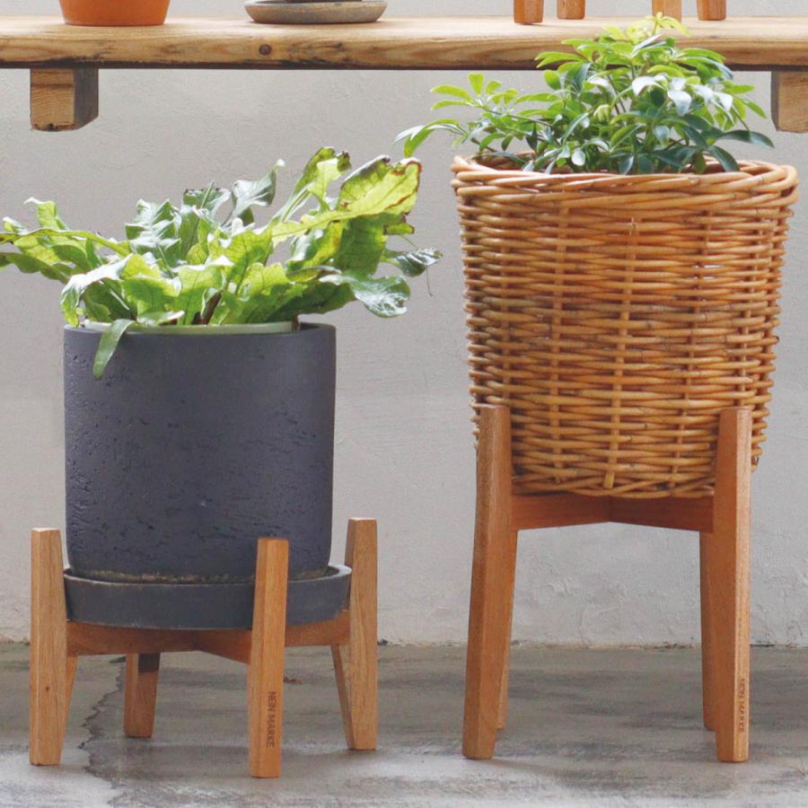 Creer ポットスタンド ナインマーケ マホガニー L ロー （ プランター