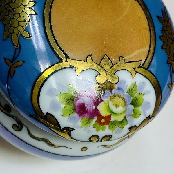 ノリタケ オールドノリタケ ラスター彩 花紋 トリンケットボックス