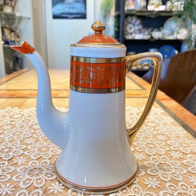 ノリタケ オールドノリタケ 東洋陶器 コクラ印 オレンジ 金彩花模様