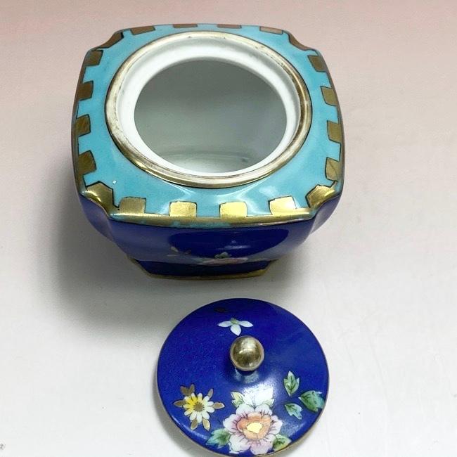 ノリタケ オールドノリタケ ドレッサーセット 6点セット ブルー花紋