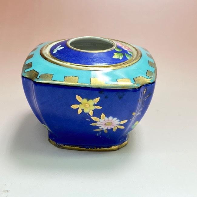 ノリタケ オールドノリタケ ドレッサーセット 6点セット ブルー花紋