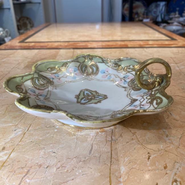 ノリタケ オールドノリタケ RCニッポンマーク 金彩盛上 手付 皿