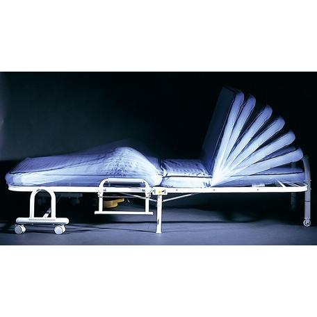 セミダブル電動ベッド 低反発メッシユ仕様折りたたみリクライニング