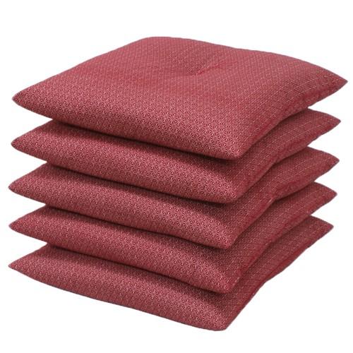 座布団セット/和風組座布団 日本製 銘仙判 麻の葉柄ざぶとん10枚組