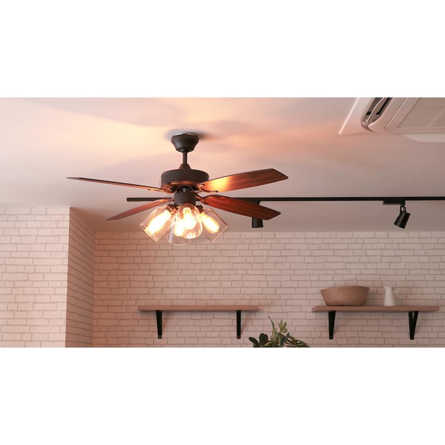 JAVALO ELF シーリングファン ライト LED対応 おしゃれ 木目 リモコン