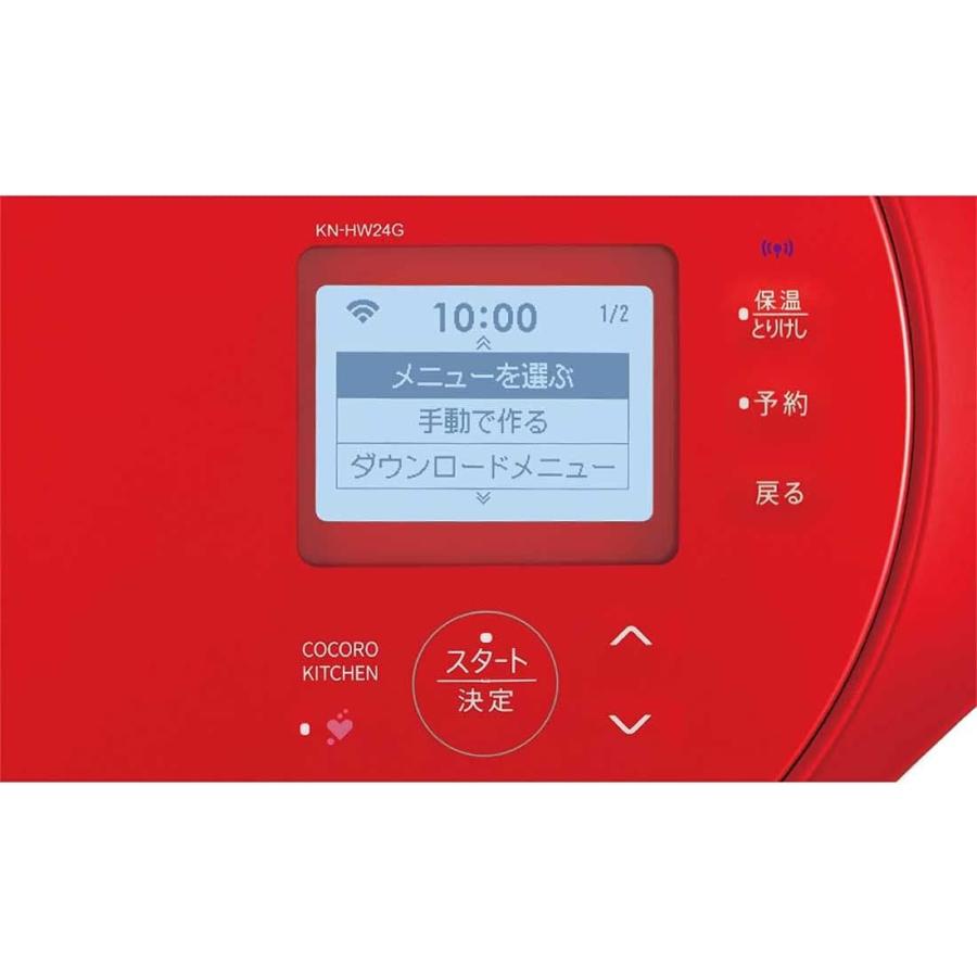 ヘルシオ ホットクック SHARP KN-HW24G-R [レッド系] : ライフスタイル