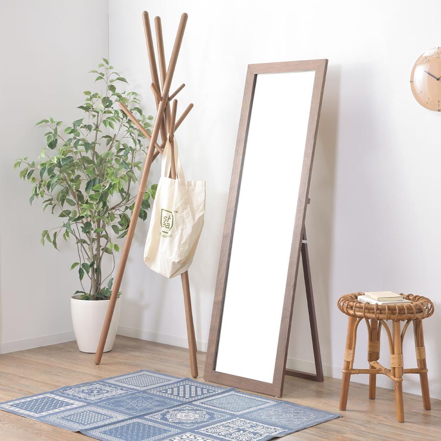 鏡 ミラー スリム スタンドミラー おしゃれ 全身ミラー 姿見 全身鏡